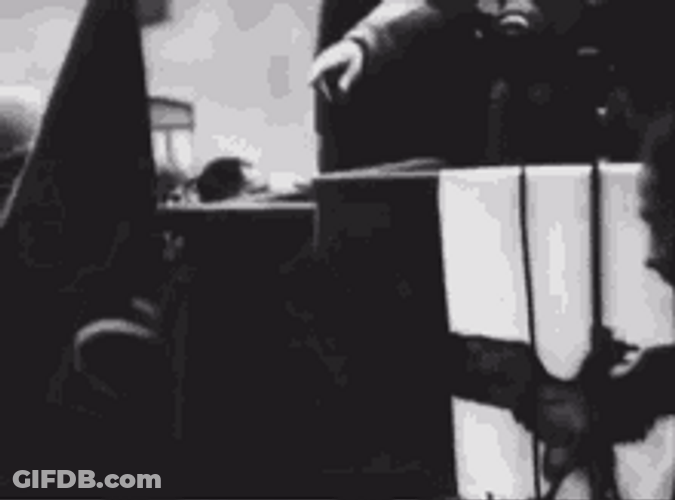 Benito Mussolini Kissing Flag GIF