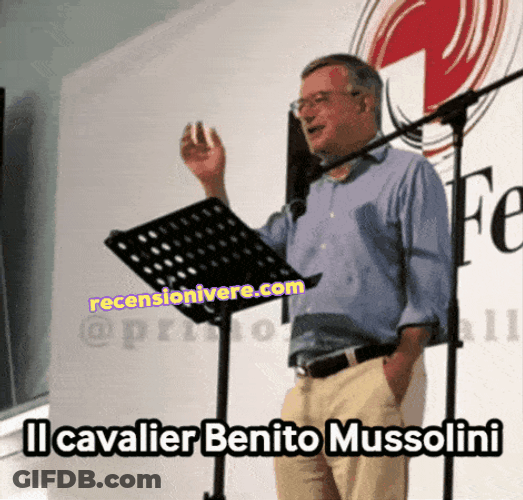 Benito Mussolini Recensionivere GIF