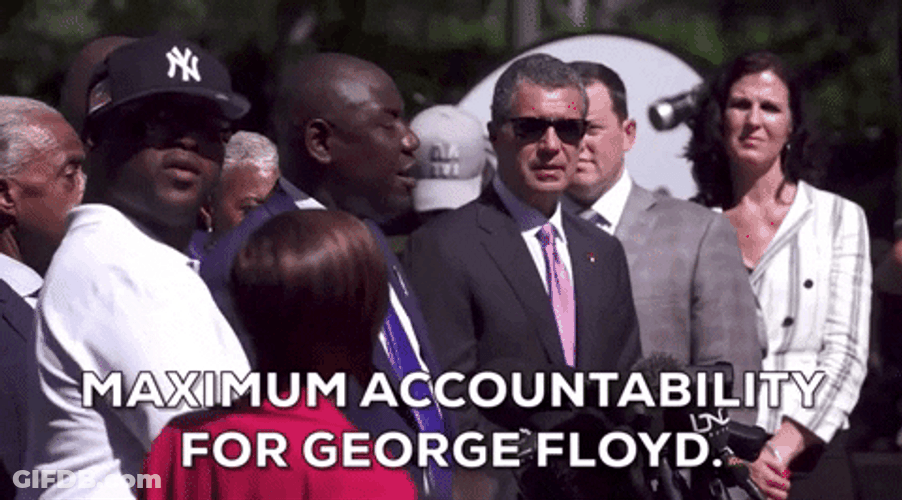 Benjamin Crump Maximum Accountability For George Floyd GIF