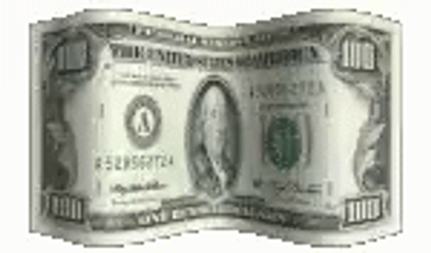 Benjamin Franklin In Hundred Dollar Bill GIF