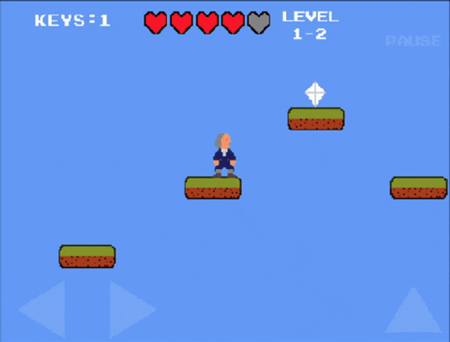 Benjamin Franklin Jumping High Videogame GIF
