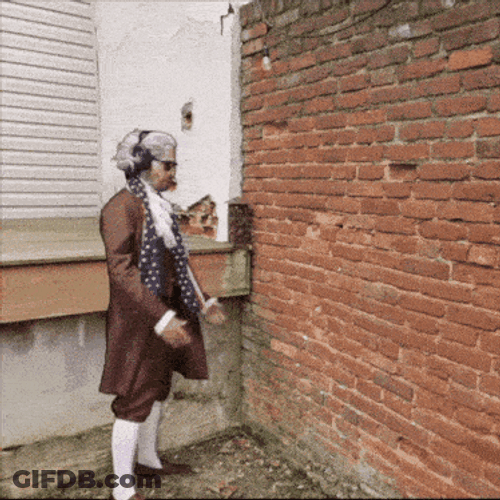 Benjammins Talking To A Wall GIF