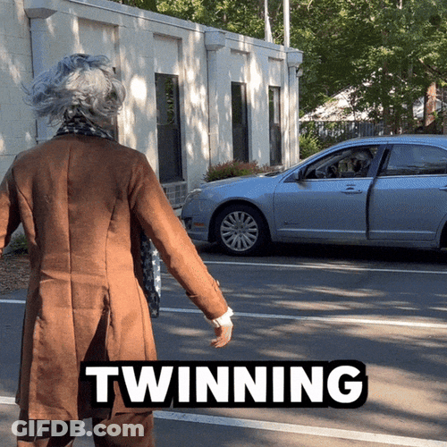 Benjammins Twinning Same Girl GIF