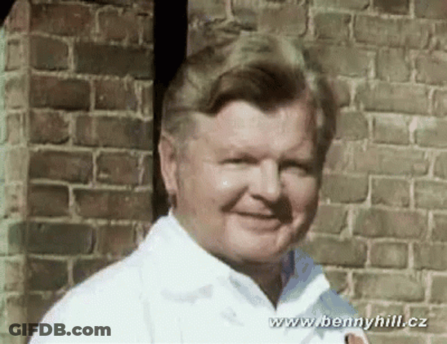 Benny Hill GIF
