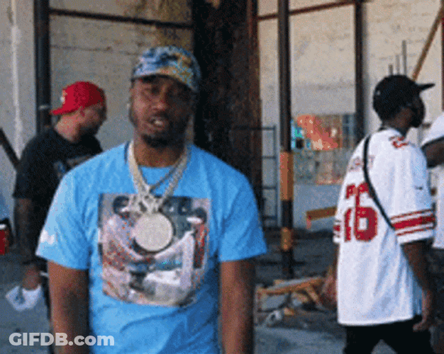 Benny The Butcher Finger Gun GIF