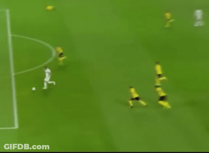 Benzema Fall Missed It By That Much GIF