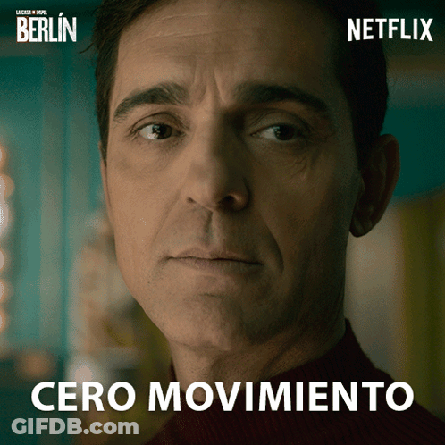 Berlin Poster Man With Serious Expression GIF