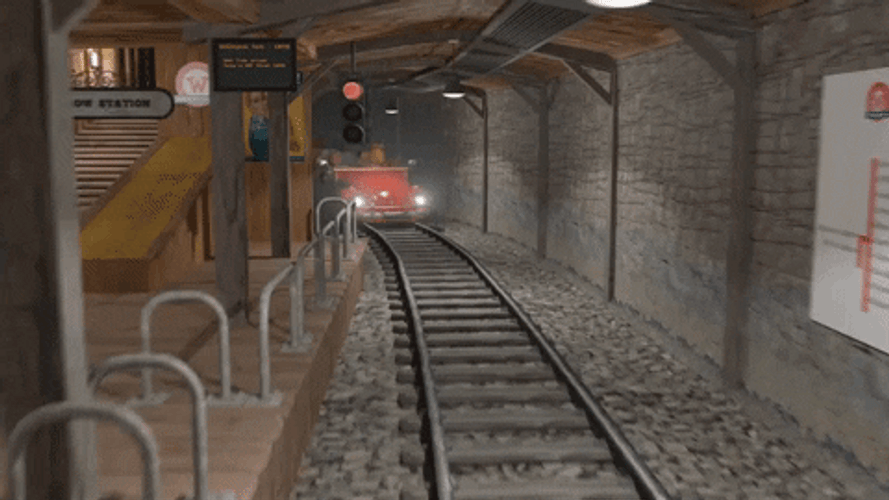 Berlin Train Tunnel Subway GIF