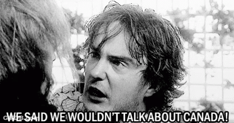 Bernard Black Don't Talk About Canada GIF