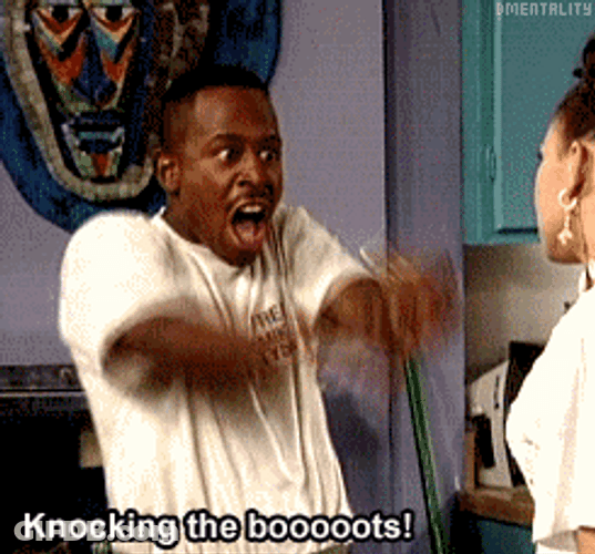 Bernie Mac Knocking The Boots GIF