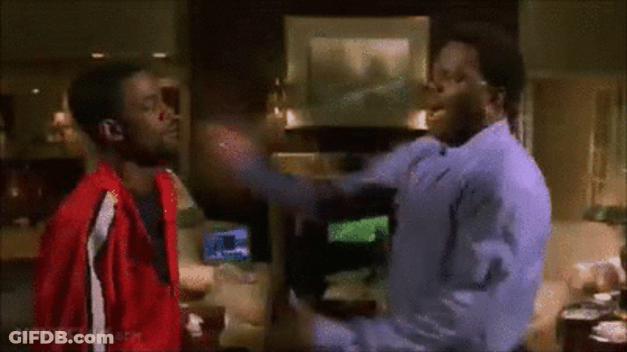 Bernie Mac Punch Chris Rock GIF