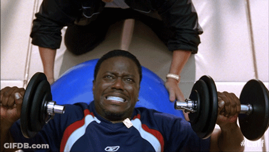 Bernie Mac Work Out GIF