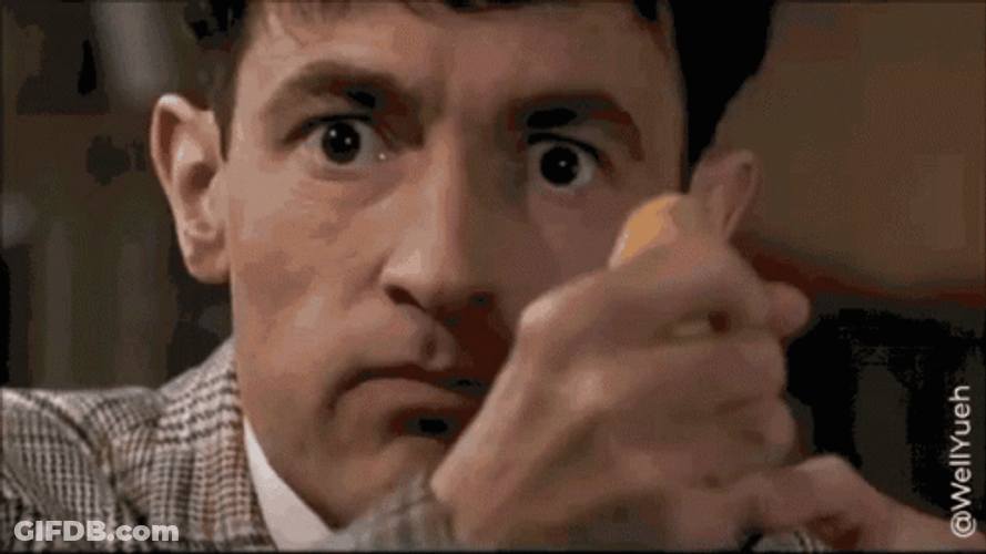 Bernie Noel Spitting Food GIF