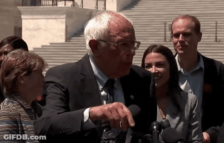 Bernie Sanders . Excuse Me GIF