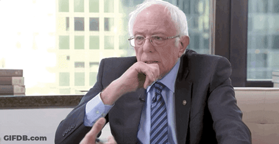 Bernie Sanders . How Did You Know That GIF