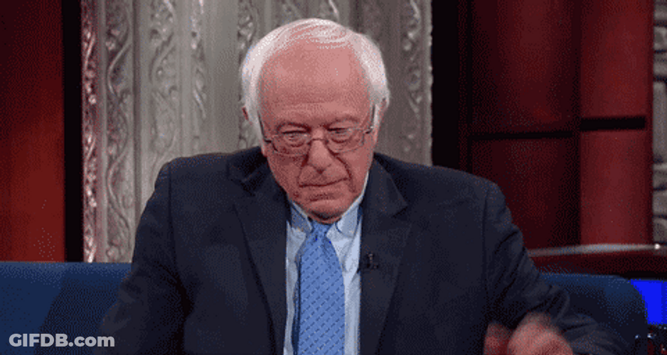 Bernie Sanders . Its Been A Tough Week GIF