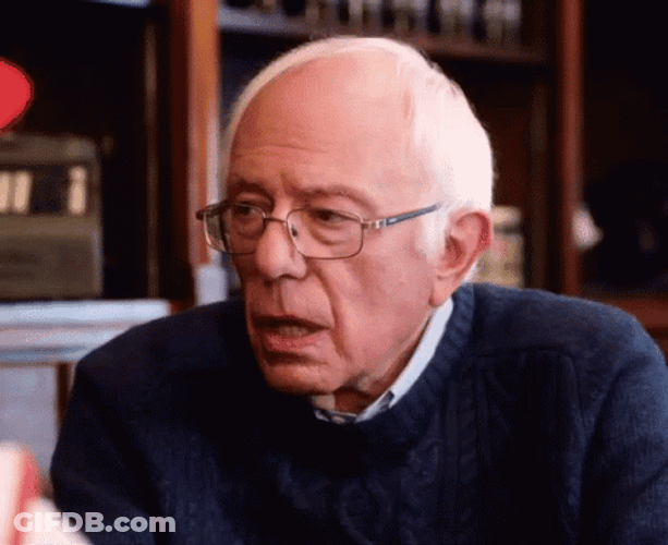 Bernie Sanders Laughing GIF