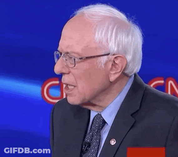 Bernie Sanders . Looking Confused GIF
