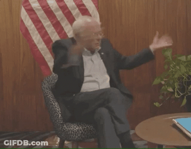 Bernie Sanders Mad Off GIF