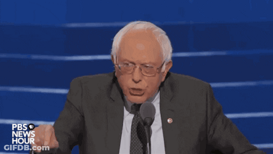 Bernie Sanders . Our Revolution Continues GIF