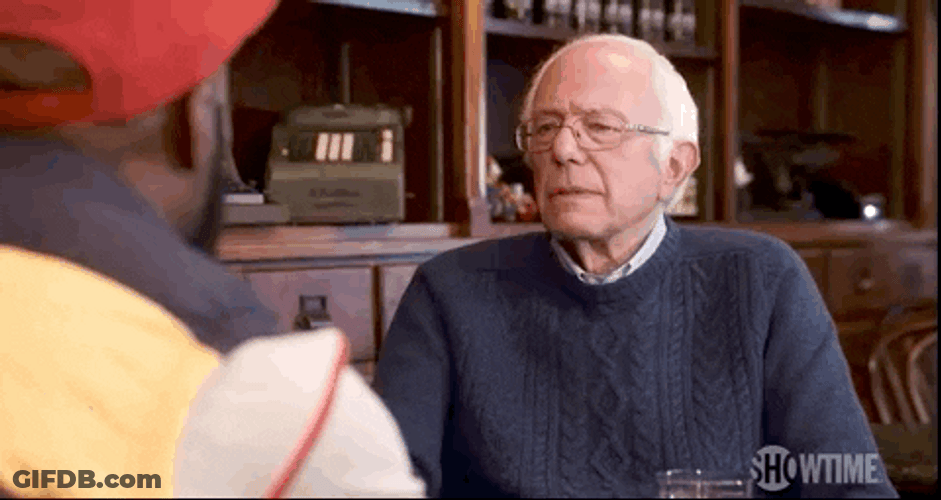 Bernie Sanders . GIF