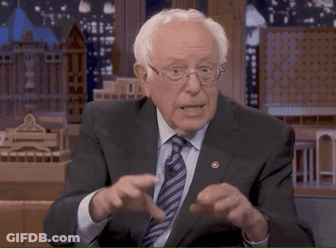 Bernie Sanders . Thats Big Deal GIF