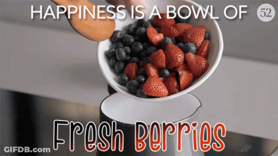 Berry Happiness In A Bowl GIF
