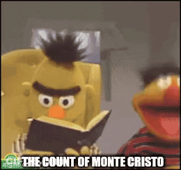 Bert And Ernie Reading A Book GIF