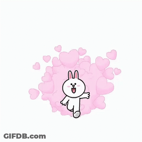 Besitos Conny Rabbits  Kiss Mark GIF