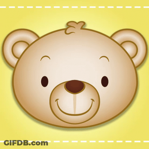 Besitos Cute Bear GIF