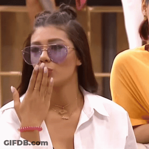 Besitos Girl Sunglasses Model GIF