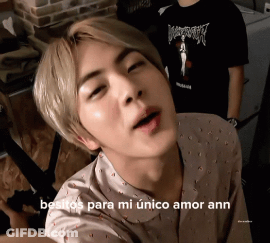 Besitos Jin Bts Flying Kiss GIF