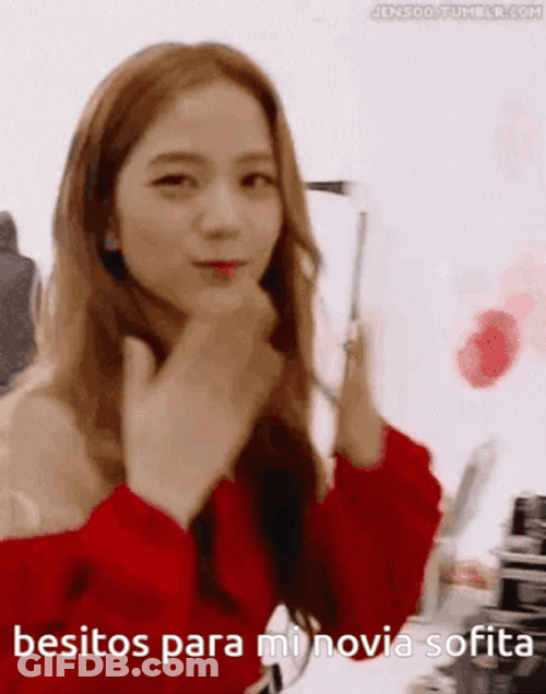 Besitos Jisoo Goodbye GIF