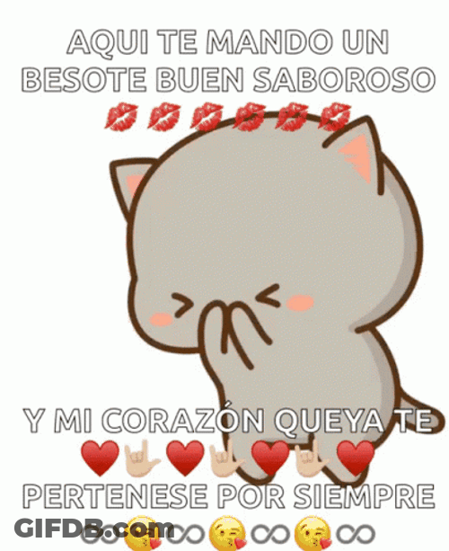 Besitos Surprised Goma GIF