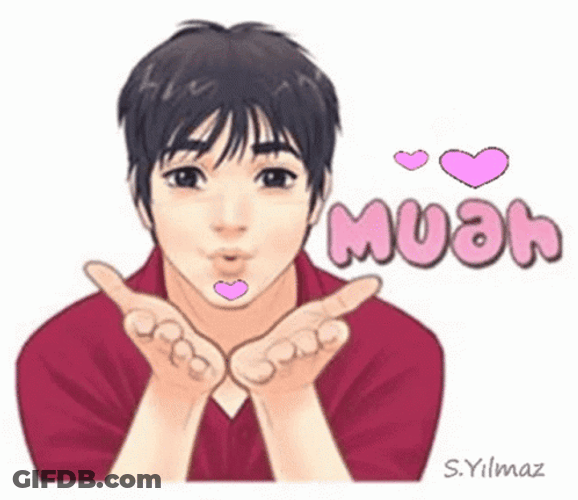 Besitos Young Man True Love GIF
