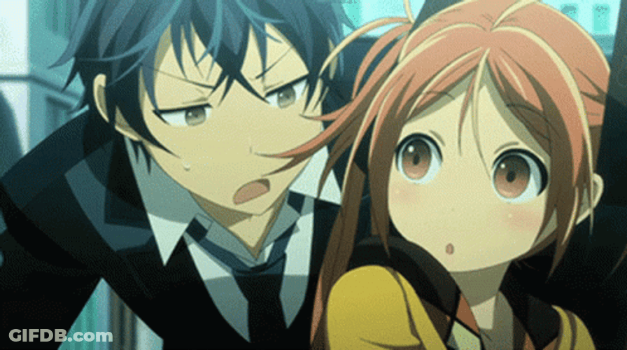 Besos Anime GIF