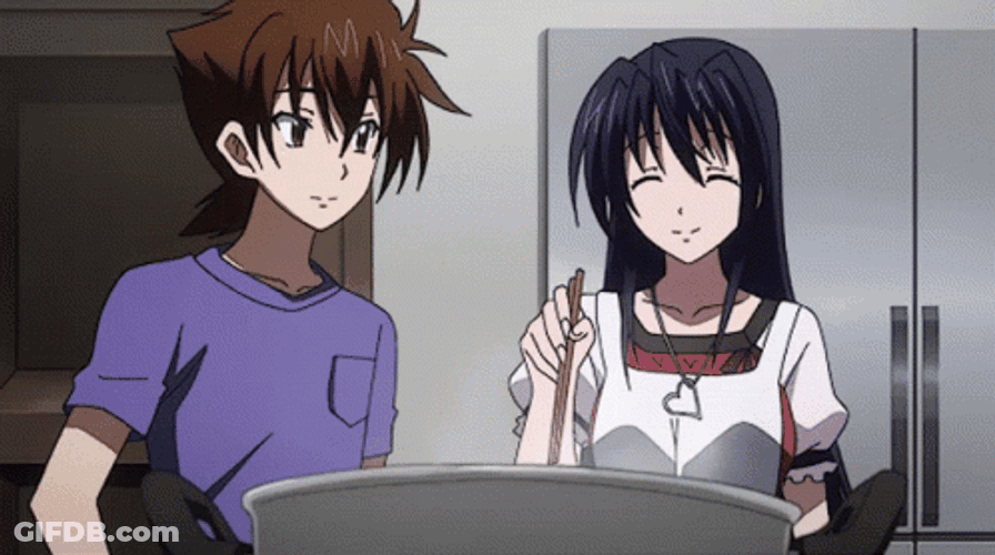Besos Anime GIF