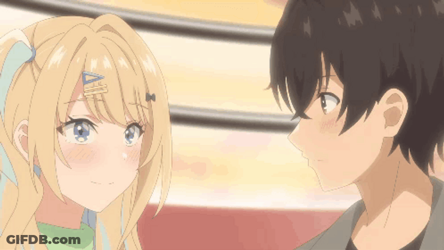 Besos Anime GIF