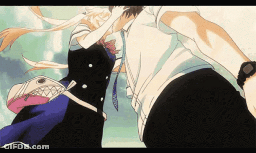 Besos Anime GIF