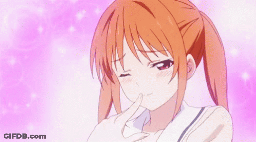 Besos Anime GIF