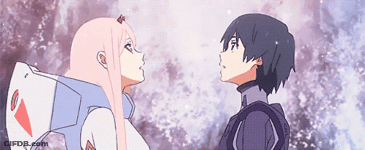 Besos Anime GIF