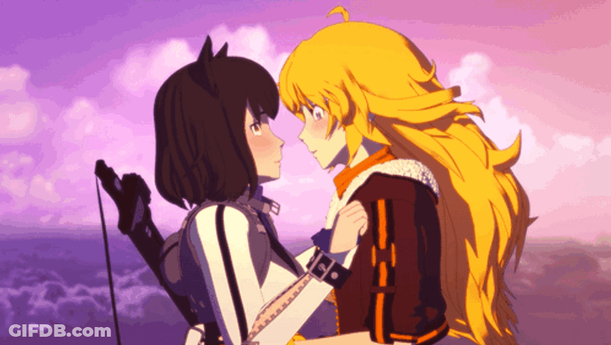 Besos Anime GIF