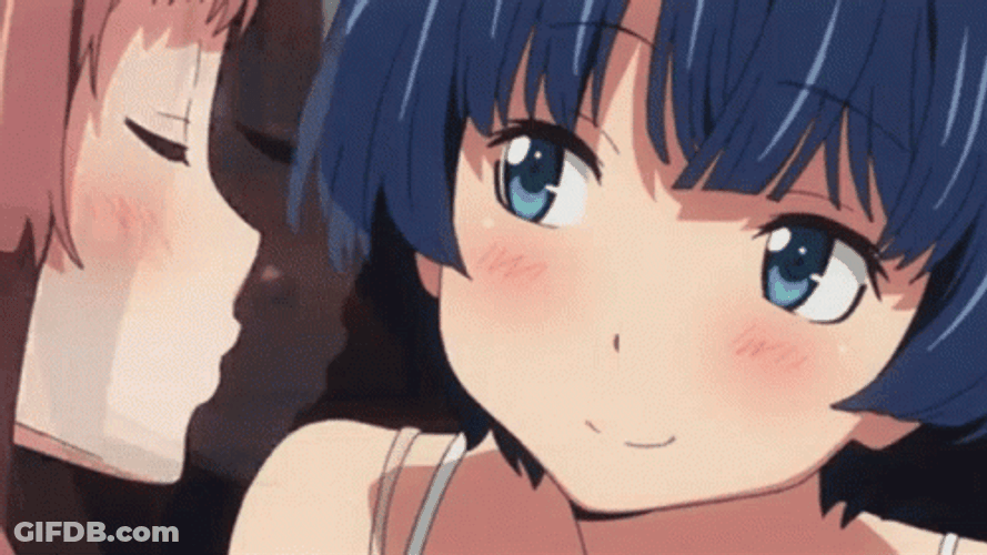 Besos Anime GIF
