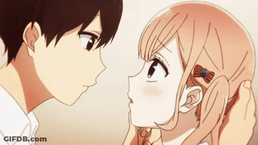 Besos Anime GIF