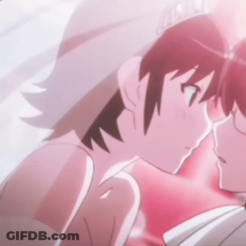Besos Anime GIF