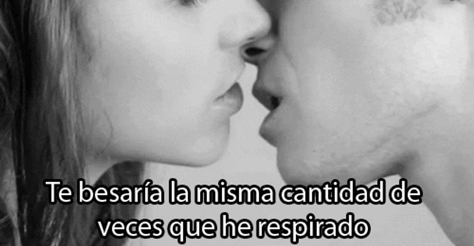 Besos Apasionados Mi Primer GIF