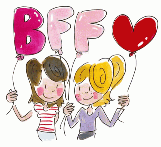 Best Friend Balloons GIF