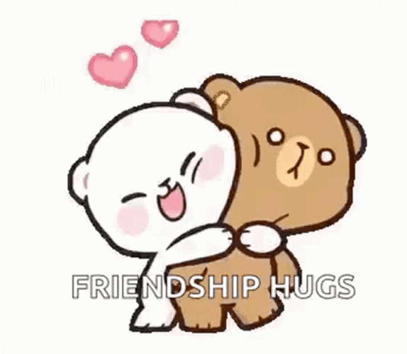 Best Friend Friendship Hug GIF