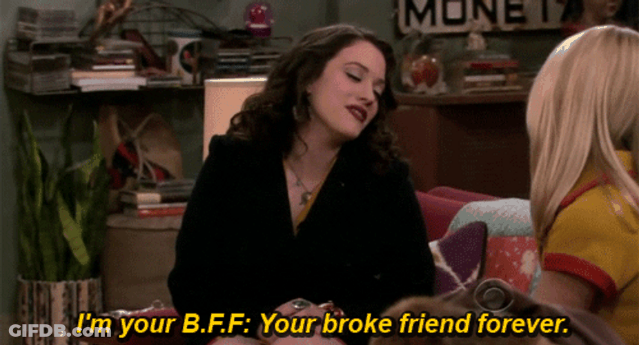 Best Friends BFF Two Broke Girls GIF