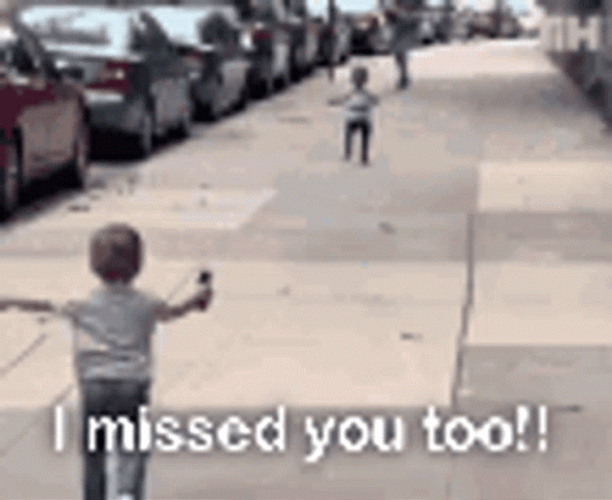 Best Friends Kids Finally Reunited Miss You Too GIF